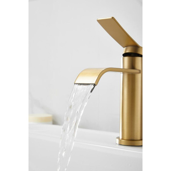 Смеситель для раковины Belz B10812-5, золото - фото 14