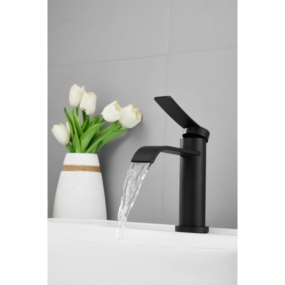 Смеситель для раковины Belz B10812-7, чёрный - фото 7