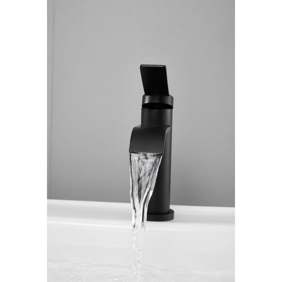 Смеситель для раковины Belz B10812-7, чёрный - фото 4