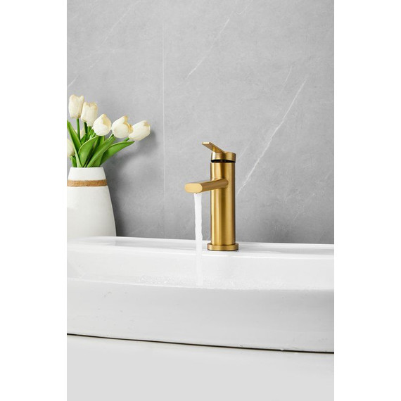 Смеситель для раковины Belz B10813-5, золото - фото 11