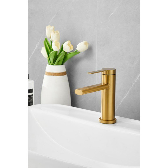 Смеситель для раковины Belz B10813-5, золото - фото 2