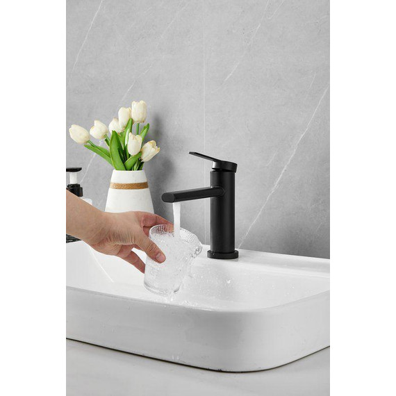 Смеситель для раковины Belz B10813-7, чёрный - фото 15