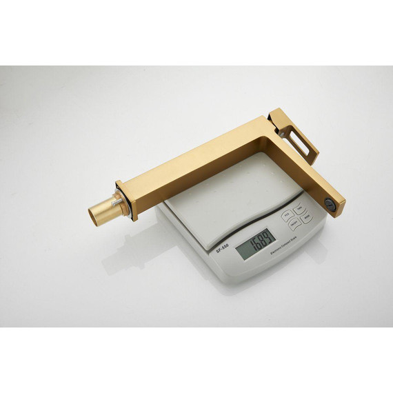 Смеситель для раковины высокий Belz B11658-5, золото - фото 16