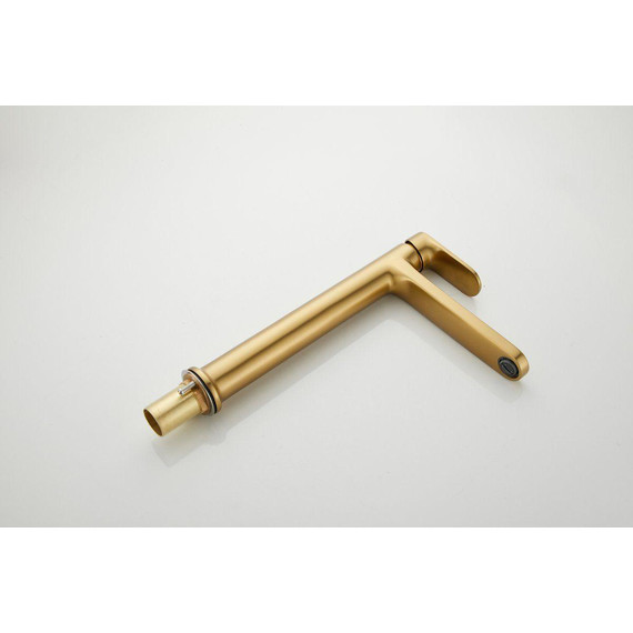 Смеситель для раковины высокий Belz B11713-5, золото брашированное - фото 10