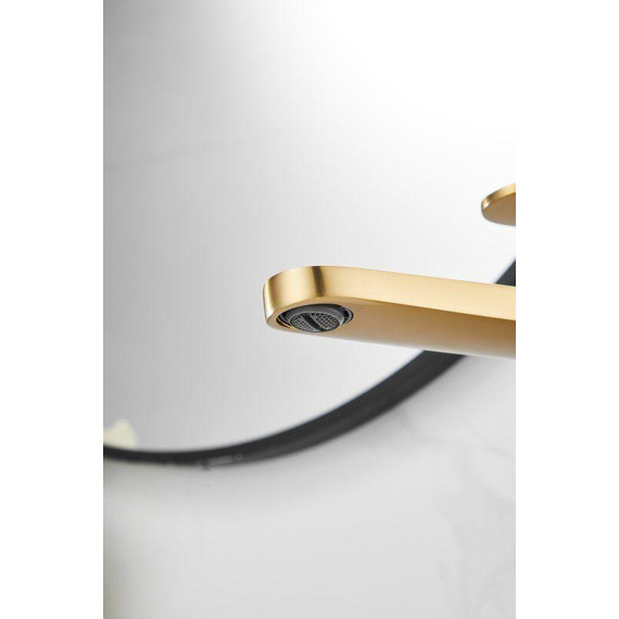 Смеситель для раковины высокий Belz B11713-5, золото брашированное - фото 11