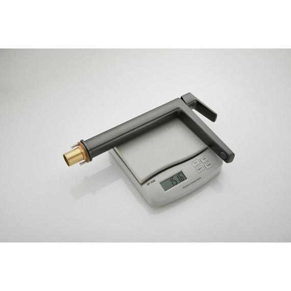 Смеситель для раковины высокий Belz B11715-3, оружейная сталь - фото 10