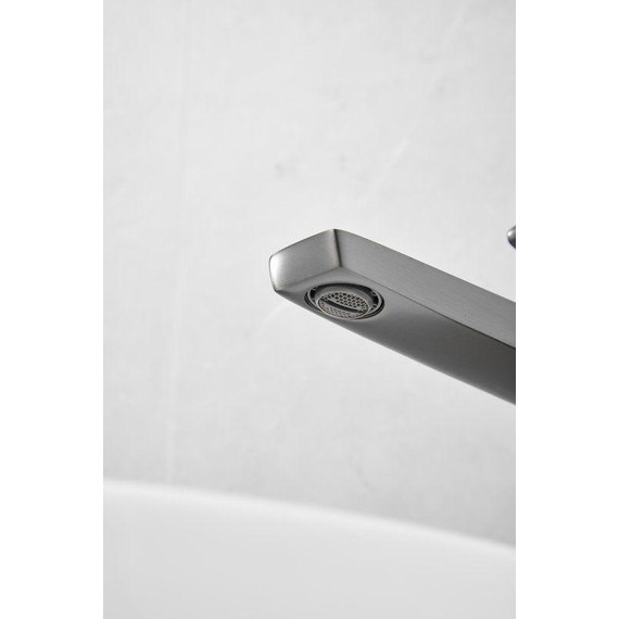 Смеситель для раковины высокий Belz B11715-3, оружейная сталь - фото 18