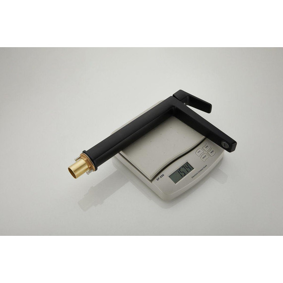 Смеситель для раковины высокий Belz B11715-7, чёрный матовый - фото 14