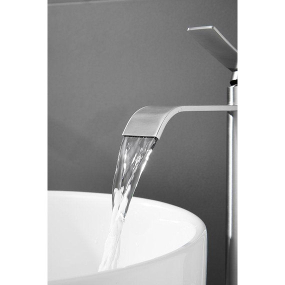 Смеситель для раковины высокий Belz B11812-1, сатин - фото 12