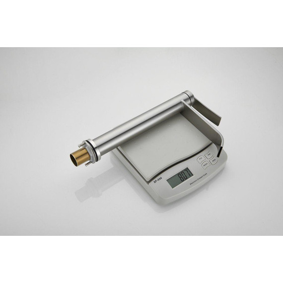 Смеситель для раковины высокий Belz B11812-1, сатин - фото 21