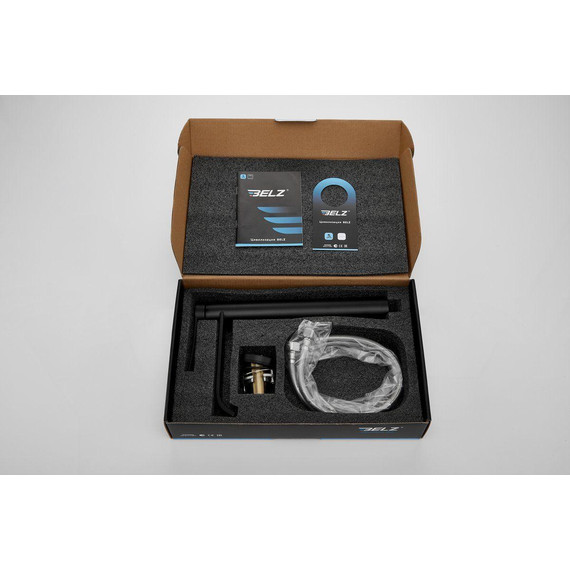 Смеситель для раковины высокий Belz B11812-7, чёрный - фото 24