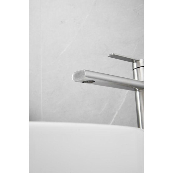 Смеситель для раковины высокий Belz B11813-1, сатин - фото 20