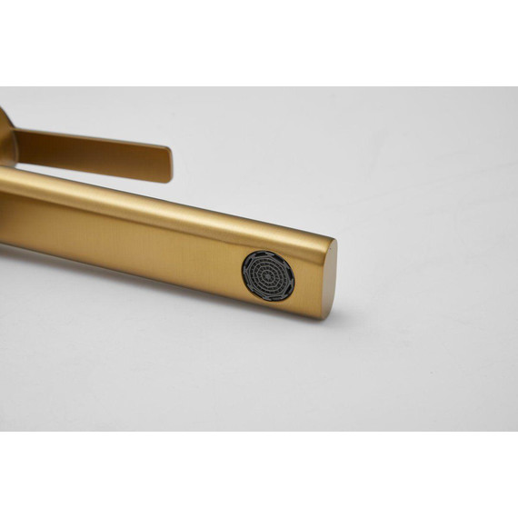 Смеситель для раковины высокий Belz B11813-5, золото брашированное - фото 13