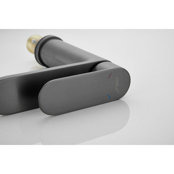 Смеситель для раковины с лейкой для биде Belz B12713-3, оружейная сталь - фото 23