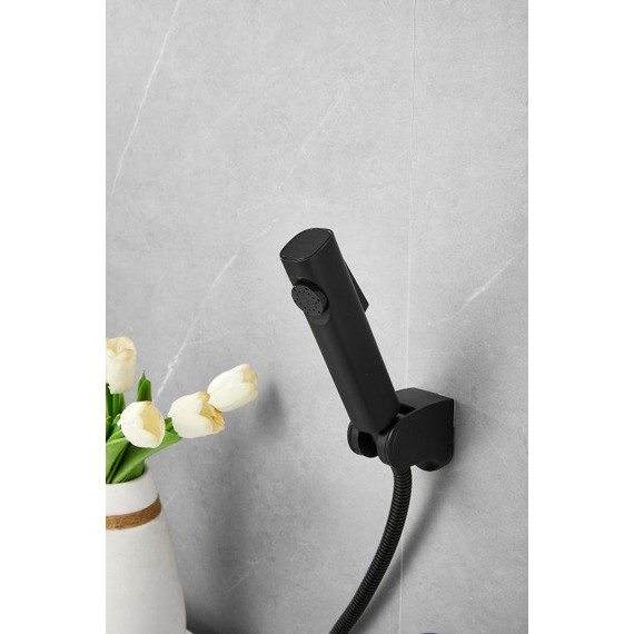 Смеситель для раковины с лейкой для биде Belz B12713-7, чёрный - фото 36