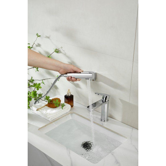 Смеситель для раковины с лейкой для биде Belz B12713 - фото 12