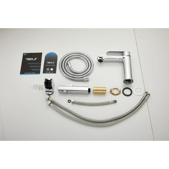 Смеситель для раковины с лейкой для биде Belz B12713 - фото 36