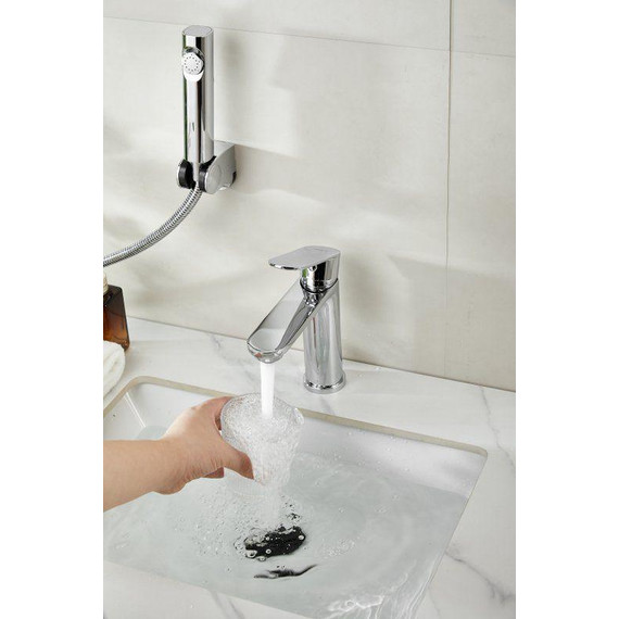 Смеситель для раковины с лейкой для биде Belz B12713 - фото 9