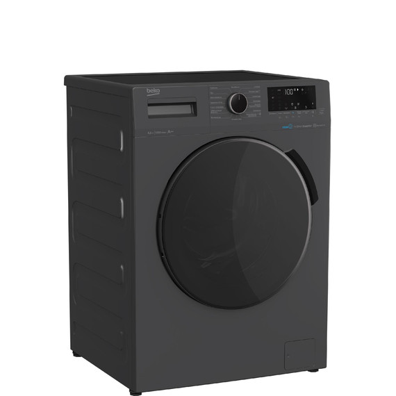Стиральная машина Beko SteamCure WSPE6H616A, цвет черный - фото 2