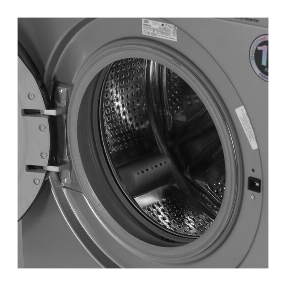 Стиральная машина Beko SteamCure WSPE6H616S, цвет серый - фото 5