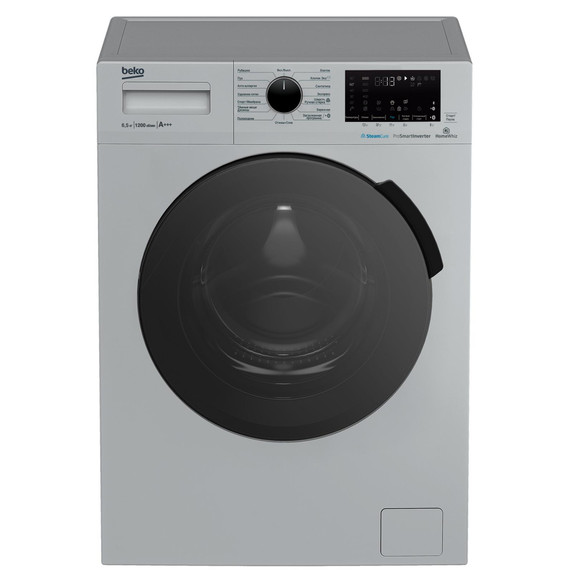 Стиральная машина Beko SteamCure WSPE6H616S, цвет серый - фото 2