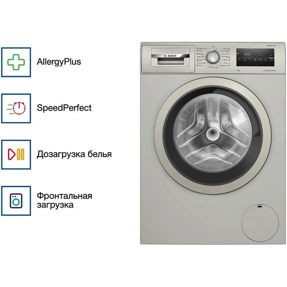 Стиральная машина Bosch Serie 4 WAN2420XME серебристая - фото 7