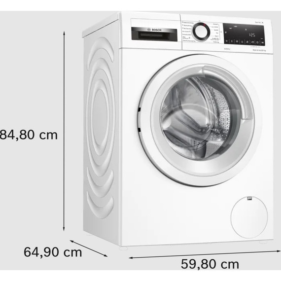 Стиральная машина Bosch Serie 4 WNA144VLSN с сушкой, цвет белый - фото 5