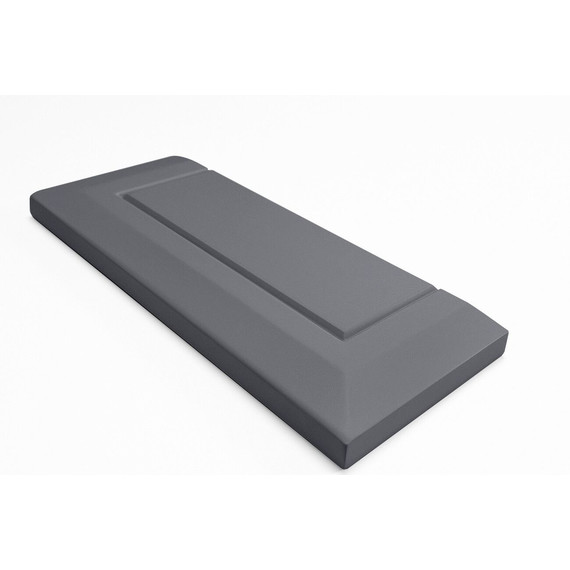 Тумба подвесная со столешницей Grossman Кристалл 80 см 108043, графит матовый - фото 9