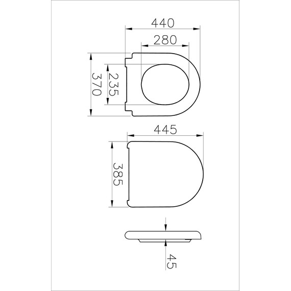 Сиденье с крышкой для унитаза Vitra Liquid микролифт 137-003-009 - фото 2