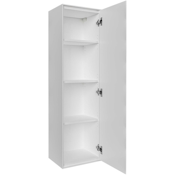 Пенал подвесной Grossman Кристалл 35 см 303545, белый глянцевый - фото 2