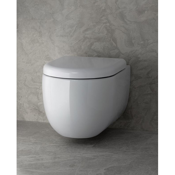 Унитаз подвесной безободковый Vitra Liquid 7321B403-0075 - фото 2