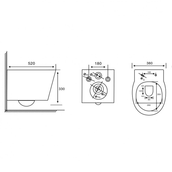 Унитаз подвесной безободковый Abber Bequem AC1127 с крышкой микролифт (система смыва Торнадо и струйный смыв) - фото, картинка 9 Унитаз подвесной безободковый Abber Bequem AC1127 с крышкой микролифт (система смыва Торнадо и струйный смыв) - фото 9