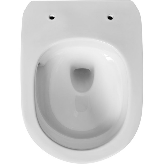 Унитаз подвесной безободковый Abber Bequem AC1129 с крышкой микролифт (система смыва Торнадо) - фото, картинка 4 Унитаз подвесной безободковый Abber Bequem AC1129 с крышкой микролифт (система смыва Торнадо) - фото 4