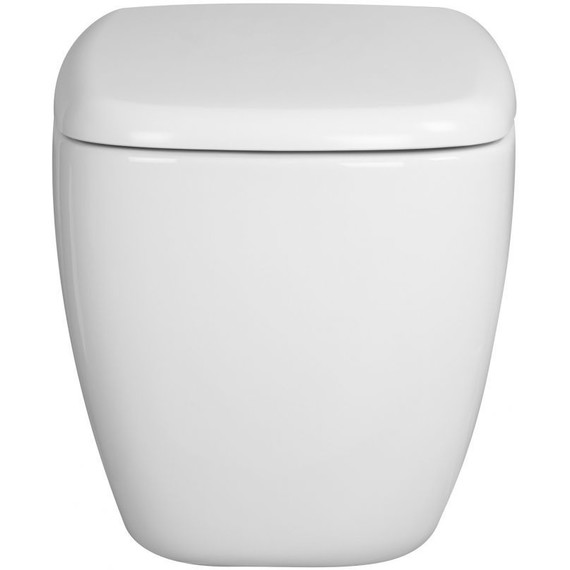 Унитаз подвесной безободковый Abber Rechteck AC1217 с крышкой микролифт (система смыва Торнадо) - фото, картинка 2 Унитаз подвесной безободковый Abber Rechteck AC1217 с крышкой микролифт (система смыва Торнадо) - фото 2