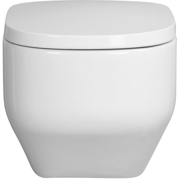 Унитаз подвесной безободковый Abber Rechteck AC1218 с крышкой микролифт (система смыва Торнадо и струйный смыв) - фото, картинка 2 Унитаз подвесной безободковый Abber Rechteck AC1218 с крышкой микролифт (система смыва Торнадо и струйный смыв) - фото 2