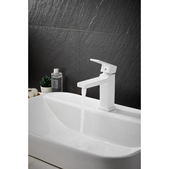 Смеситель для раковины Belz B10658-8, белый - фото 6