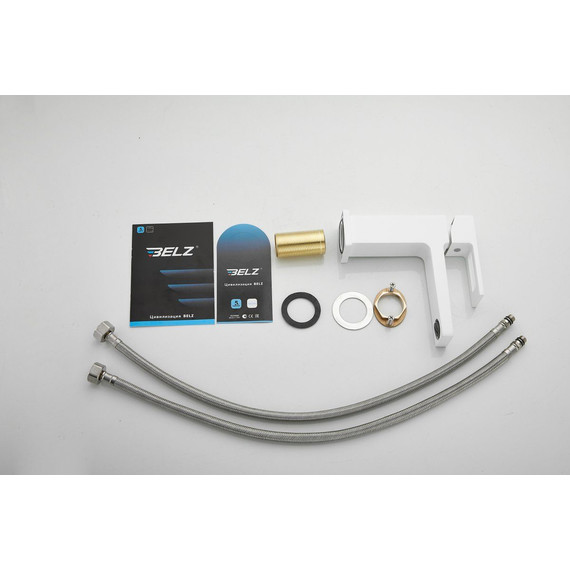 Смеситель для раковины Belz B10658-8, белый - фото 24