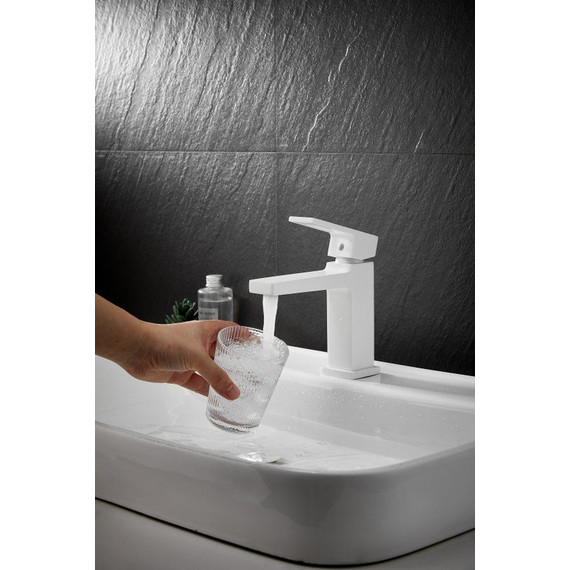 Смеситель для раковины Belz B10658-8, белый - фото 9