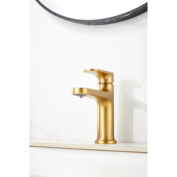 Смеситель для раковины Belz B10713-5, золото брашированное - фото 10