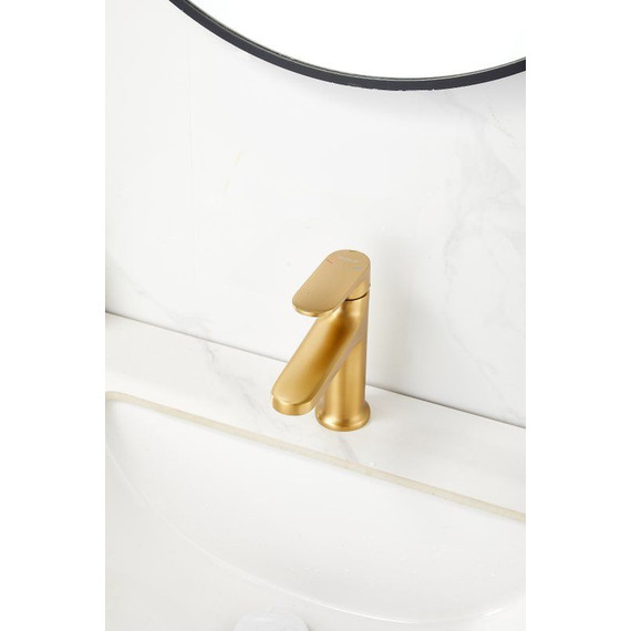 Смеситель для раковины Belz B10713-5, золото брашированное - фото 16