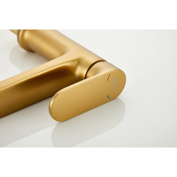 Смеситель для раковины Belz B10713-5, золото брашированное - фото 19