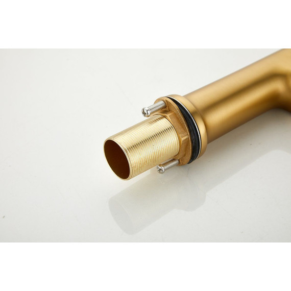 Смеситель для раковины Belz B10713-5, золото брашированное - фото 17