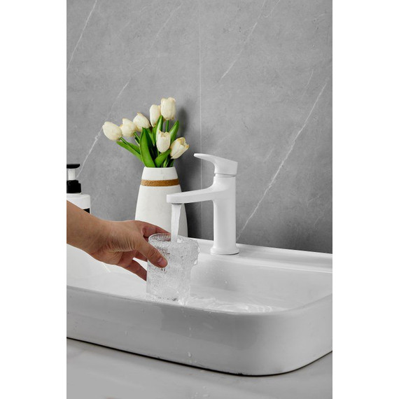 Смеситель для раковины Belz B10713-8, белый - фото 16