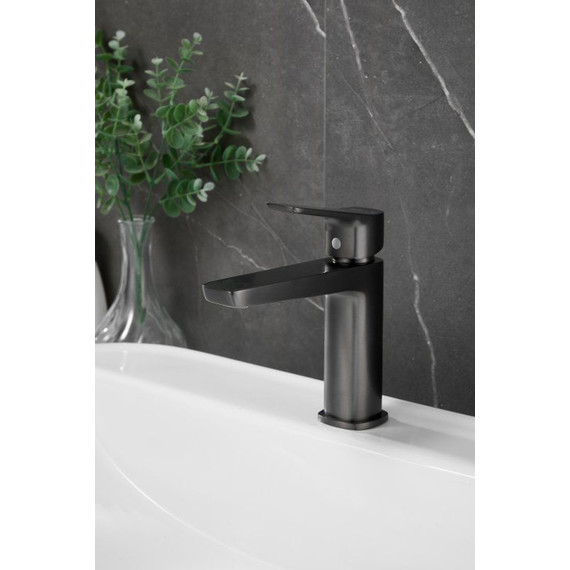 Смеситель для раковины Belz B10715-3, оружейная сталь - фото 2