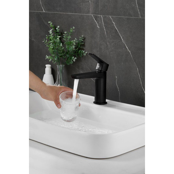 Смеситель для раковины Belz B10715-7, чёрный - фото 14