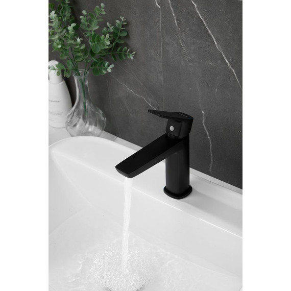 Смеситель для раковины Belz B10715-7, чёрный - фото 4