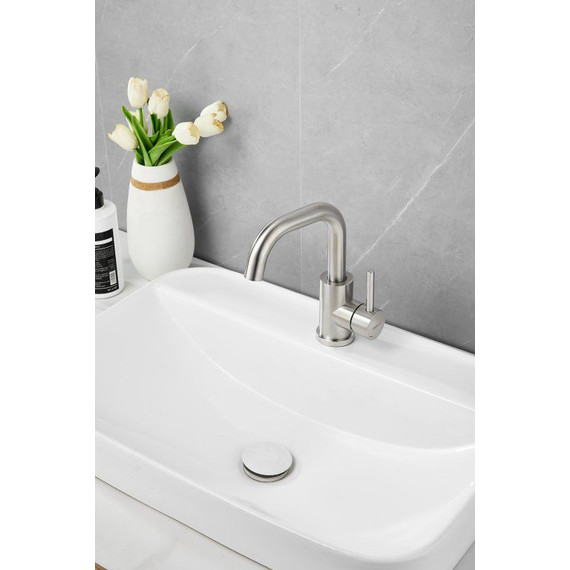 Смеситель для раковины Belz B10809-1, сатин - фото 16