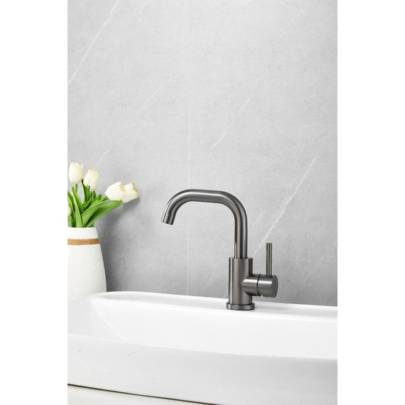 Смеситель для раковины Belz B10810-3, оружейная сталь - фото 15