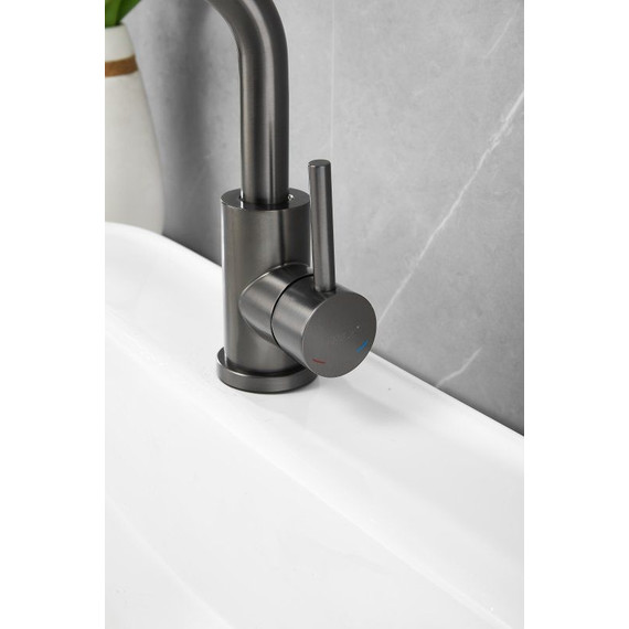 Смеситель для раковины Belz B10810-3, оружейная сталь - фото 17