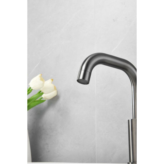 Смеситель для раковины Belz B10810-3, оружейная сталь - фото 19